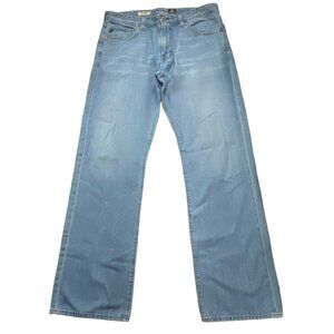 AG Adriano Goldschmied Mens 36/34 Jeans The Hero Relaxed Fit Straight Leg Cotton